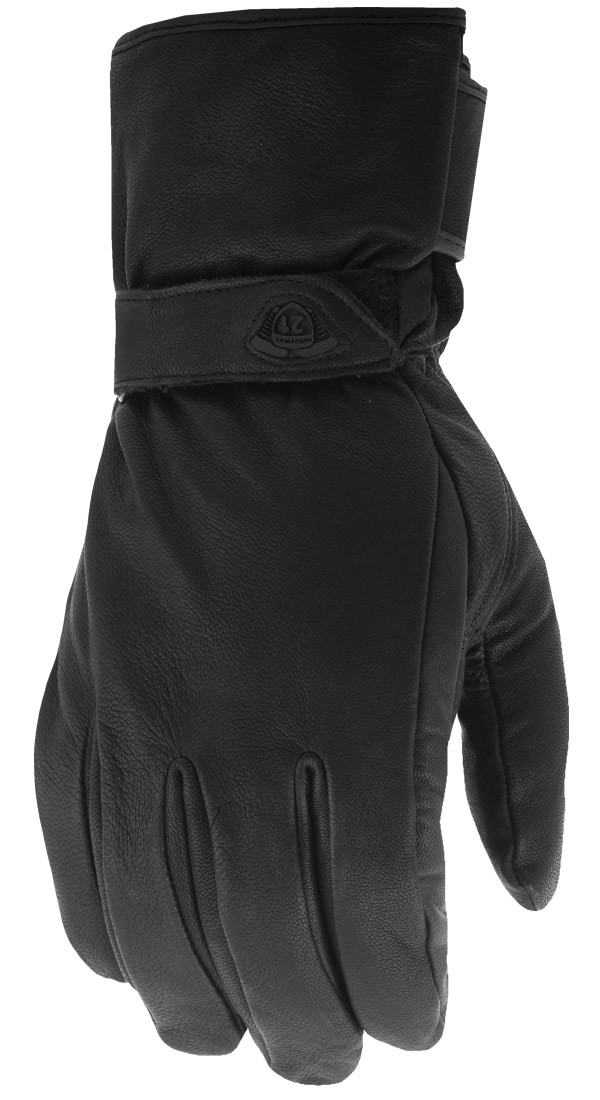 INBIKE Winter Goat Skin Leather Motorcycle Gloves,Waterproof Windproof Cold Weather Thermal Black/&Green Medium